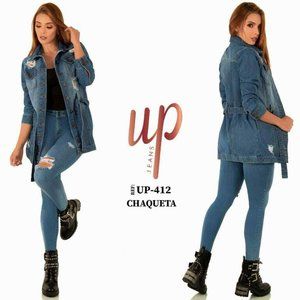 Women’s Colombian Cardigan Denim Jacket